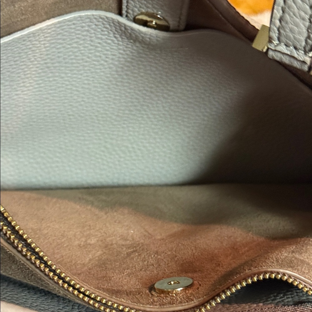 Kate Spade Gray Shoulder Bag with Bow Accent - Picture 6 of 10